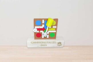 Trofeo Parchis falles 2025 impresion 3d